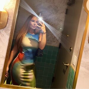 Colorful Sleeveless Dress